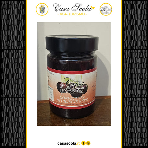Confettura ciliegie nere